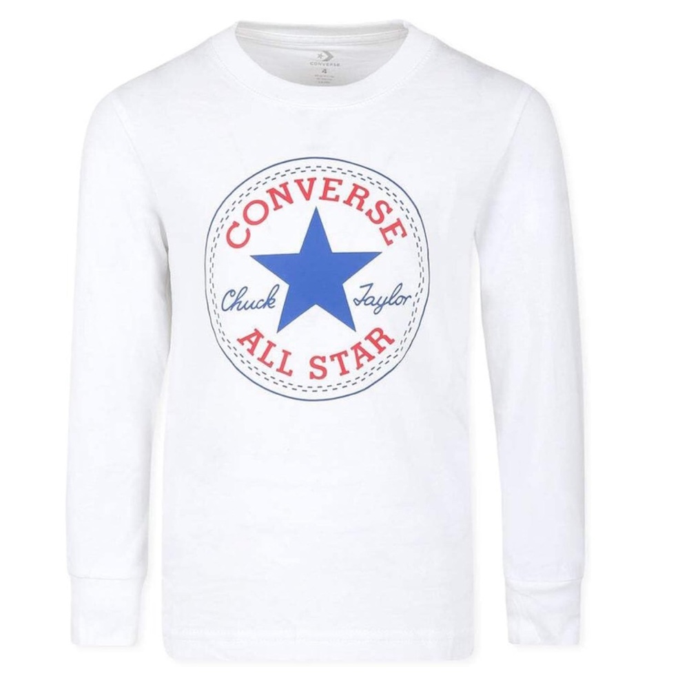 Converse Men's Long-sleeved Tee Shirt Top - Picture 7 of 9